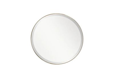 Лот: 21452167. Фото: 1. Зеркало круглое в металлич. раме... Зеркала