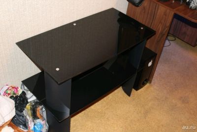 Лот: 12798019. Фото: 1. Стол каленое стекло по Tv. Столы, стулья, обеденные группы