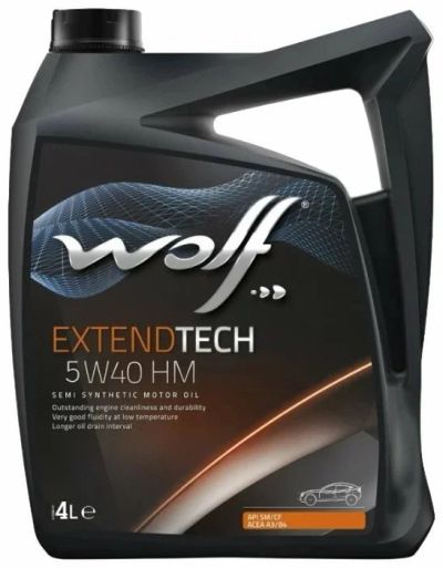 Лот: 16495070. Фото: 1. Масло WOLF EXTENDTECH 5W40 HM... Масла, жидкости