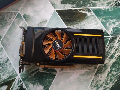 Лот: 20334336. Фото: 1. Zotac Gtx 460 2GB. Видеокарты