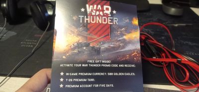 Лот: 18312921. Фото: 1. War thunder промо код. Другое (компьютерные игры, игровые аккаунты, по)