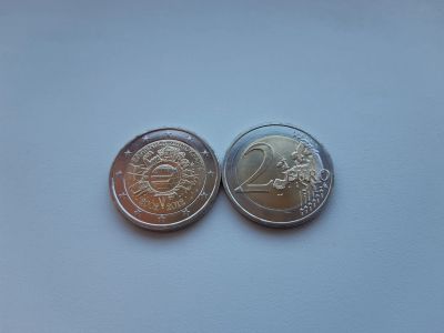 Лот: 18162981. Фото: 1. Греция 2 евро 2012 " 10 лет наличному... Европа