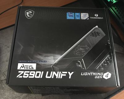 Лот: 21093653. Фото: 1. MSI MEG Z590I Unify. Материнские платы