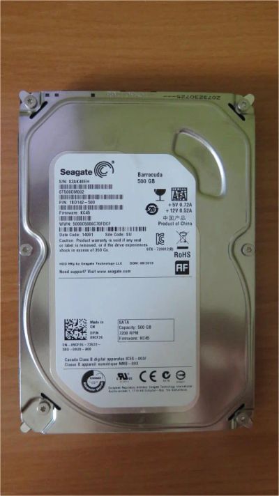 Лот: 8960439. Фото: 1. Жесткий диск Seagate ST500DM002. Жёсткие диски (HDD)