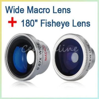 Лот: 1607723. Фото: 1. Линзы fisheye+macro + wide для... Объективы