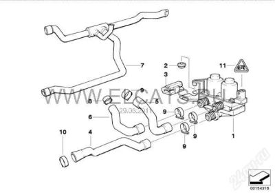Лот: 1044905. Фото: 1. Клапан системы охлаждения BMW. Электрооборудование