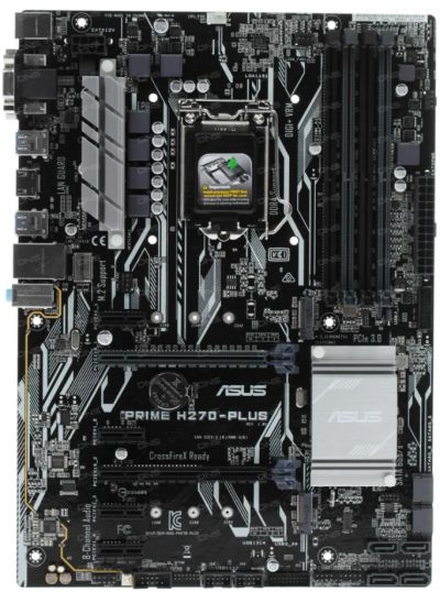 Лот: 15155400. Фото: 1. Материнская плата Asus PRIME H270-PLUS... Материнские платы