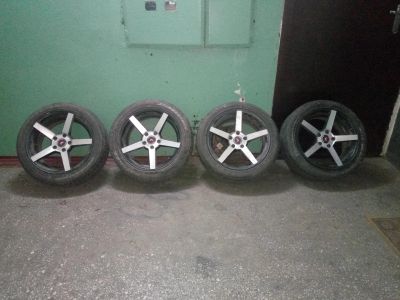 Лот: 13385671. Фото: 1. Литые диски Vossen R17 5*114,3... Шины на дисках