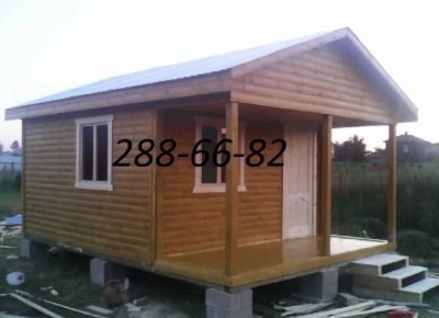 Лот: 11053355. Фото: 1. Дачная бытовка 3.5х4м с террасой... Бытовки, вагончики строительные