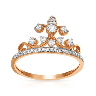 Лот: 23862919. Фото: 1. Кольцо TALANT Корона из золота... Кольца, перстни