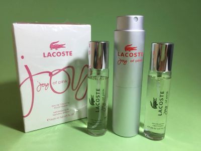 Лот: 12196355. Фото: 1. Lacoste Joy of Pink 3х20ml. Женская парфюмерия