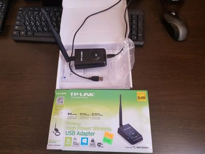 Лот: 11326917. Фото: 1. Wi-fi usb адаптер Tplink WN7200ND. Другое (периферия)
