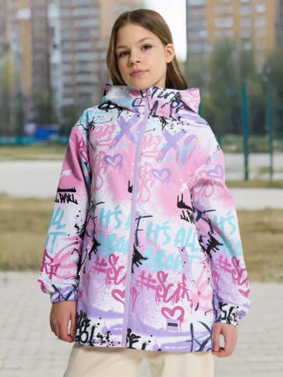 Лот: 25209864. Фото: 1. Ветровка для девочек Termit, Фиолетовый. Другое (спортивная одежда)