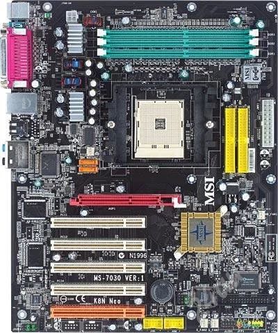 Лот: 9795. Фото: 1. Продам дохлую мать MSI K8N Neo. Красноярск