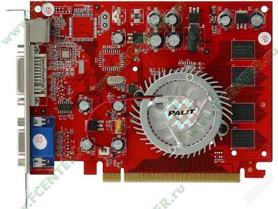 Лот: 2394133. Фото: 1. Palit GeForce 7300GS 256Mb DDR2... Видеокарты
