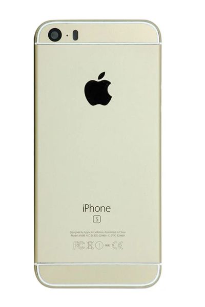 Лот: 7858676. Фото: 1. Корпус iPhone 5S золотой под iPhone... Корпуса, клавиатуры, кнопки