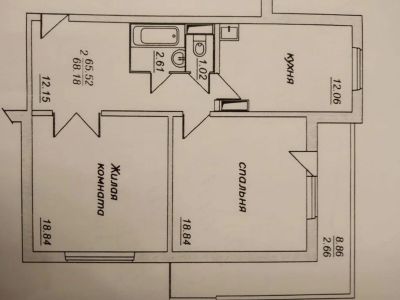 Лот: 13945631. Фото: 1. квартира 2к. 70кв. Квартиры, студии