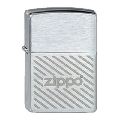 Лот: 23838563. Фото: 1. Зажигалка ZIPPO Stripes Brushed... Зажигалки, спички, пепельницы
