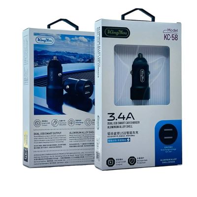 Лот: 22169779. Фото: 1. АЗУ KING YOU 2xUSB-A KC58 3.4A... Зарядные устройства, блоки питания, адаптеры сетевые для смартфонов