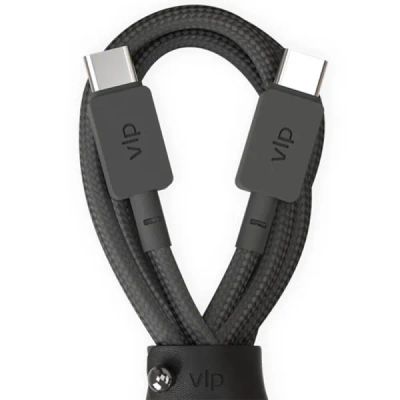 Лот: 22220335. Фото: 1. Кабель VLP USB-C/C 100W нейлоновый... Дата-кабели, переходники