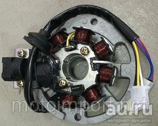 Лот: 9974535. Фото: 1. Зажигание Yamaha BWS 100 без маховика. Запчасти