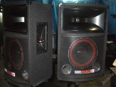 Лот: 1390257. Фото: 1. GEM SOUND GPS-12. Двух-полосная... Эстрадная акустика и усилители