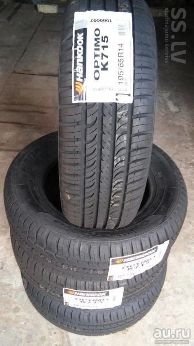 Лот: 9551836. Фото: 1. 195/65R14 89T Hankook Optimo K715... Шины