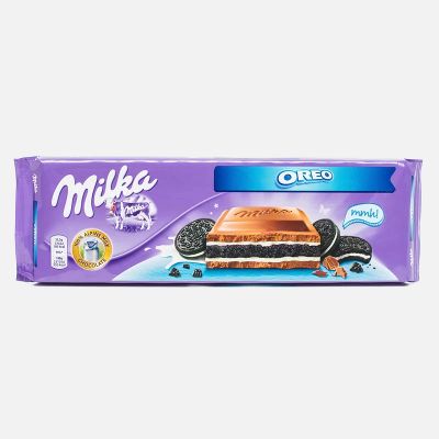 Лот: 7704842. Фото: 1. MILKA Шоколад & Oreo 300g. Шоколад, конфеты