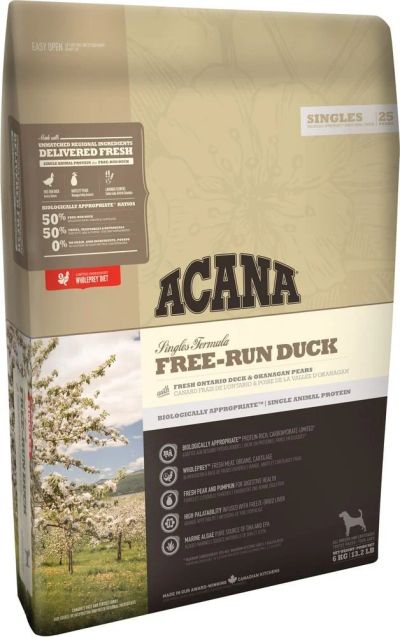 Лот: 11983270. Фото: 1. Сухой корм Acana Free-Run Duck... Корма