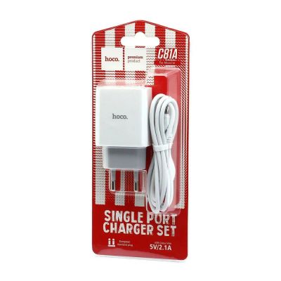 Лот: 22149704. Фото: 1. СЗУ HOCO C81A single USB port... Зарядные устройства, блоки питания, адаптеры сетевые для смартфонов