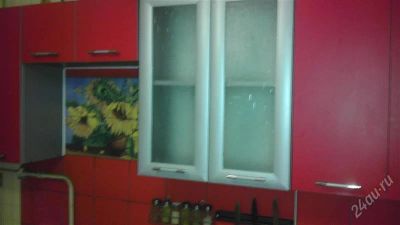 Лот: 2324876. Фото: 1. Кухонный гарнитур 1.5м. красно-серого... Кухонные гарнитуры