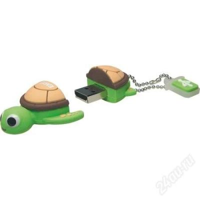 Лот: 2569825. Фото: 1. флешка usb 8gb emtec sea turtle. USB-флеш карты