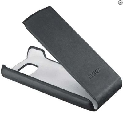 Лот: 3474896. Фото: 1. Чехол Флип-Кейс Nokia 700 черный... Чехлы, бамперы