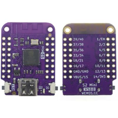 Лот: 19470404. Фото: 1. Плата LOLIN S2 Mini V1.0.0 ESP32-S2... Микроконтроллеры