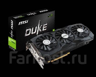 Лот: 11724831. Фото: 1. Видеокарта MSI DUKE GeForce GTX... Другое (комплектующие)