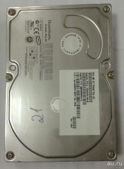 Лот: 8858369. Фото: 1. Жесткий диск Quantum 20 Гб (№56S... Жёсткие диски (HDD)