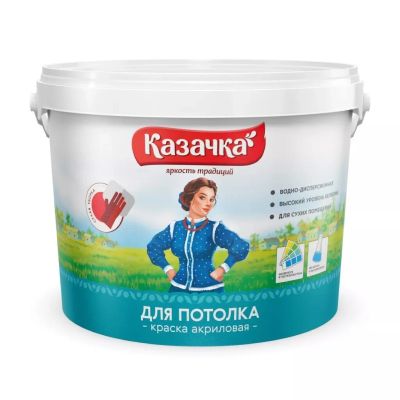 Лот: 24085045. Фото: 1. Краска водно-дисперсионная, Казачка... Краски, лаки, растворитель