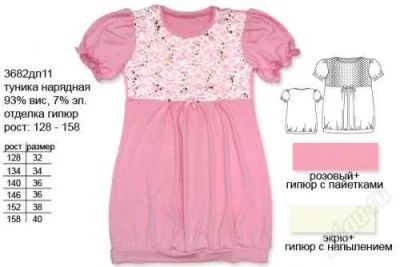 Лот: 990929. Фото: 1. Туника с пайетками. Другое (дети растут)