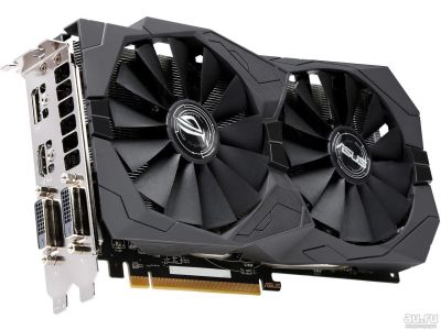 Лот: 17172063. Фото: 1. Видеокарта ASUS RX 470 STRIX 4GB... Видеокарты