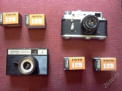 Лот: 1780209. Фото: 1. Набор начинающего фотографа или... Плёночные дальномерные, шкальные
