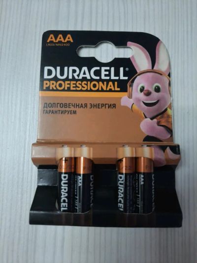 Лот: 19579966. Фото: 1. Батарейки Duracell Дюрасел AAA... Батарейки, аккумуляторы, элементы питания