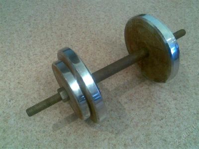 Лот: 2479213. Фото: 1. гантель разборная 17кг. Гантели