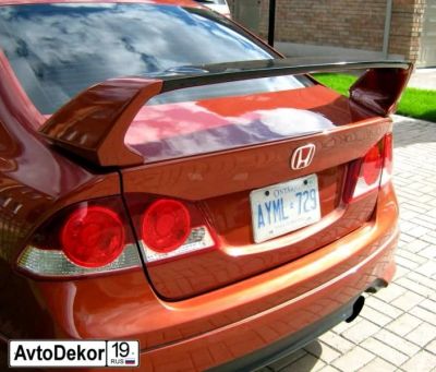 Лот: 14559198. Фото: 1. Высокий спойлер "Type R" на Honda... Детали тюнинга