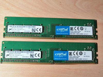 Лот: 16480602. Фото: 1. Оперативная память Crucial 2x8Gb... Оперативная память