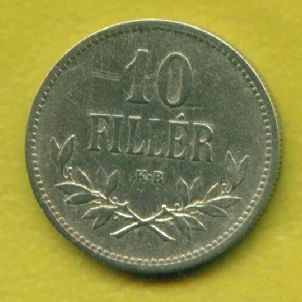 Лот: 9386194. Фото: 1. Венгрия 10 филлеров 1915 (т281... Европа