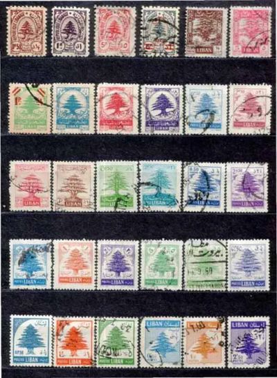 Лот: 25887112. Фото: 1. Ливан 1946-64. Марки