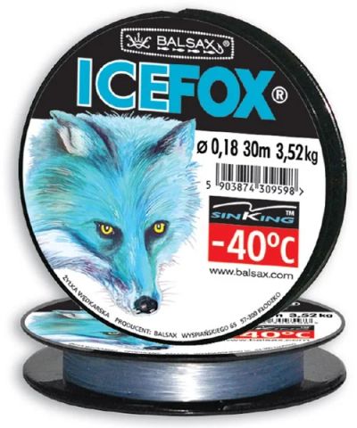 Лот: 11547718. Фото: 1. Леска Balsax "ICE FOX" 30 метров. Леска, блесны, крючки, мормышки