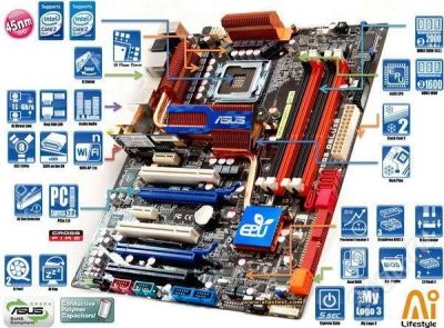 Лот: 461181. Фото: 1. q9550+asus p5q3+2x2gb ddr3. Компьютеры в сборе