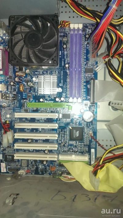 Лот: 8435112. Фото: 1. Gigabyte ga-7vt600 + Athlon1600Mhz... Материнские платы