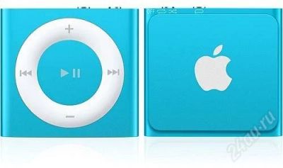 Лот: 2882138. Фото: 1. Ipod Shuffle 5th Gen 2GB Blue. Плееры